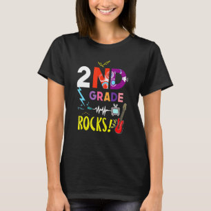 Bereit für die zweite Klasse der Lehrer Kinder zur T-Shirt