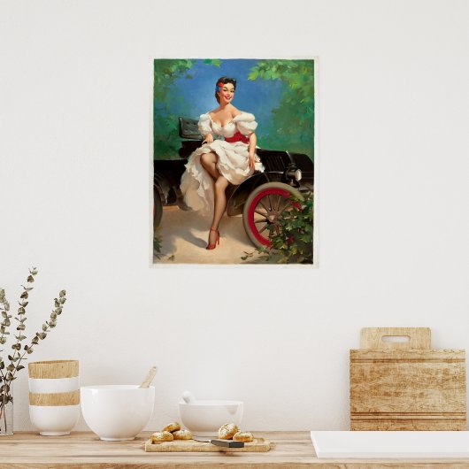 Bereit für ein Button Poster (Küche)