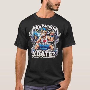 "Bereit für ein Date?" - Funny Gym T-Shirt