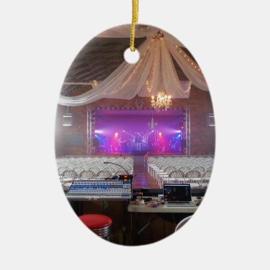 Bereit für ein Konzert Keramik Ornament (Vorne)