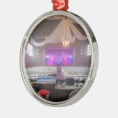 Bereit für ein Konzert Silbernes Ornament (Links)