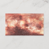 Bereit für ein kosmisches Geschäft Visitenkarte (Rückseite)