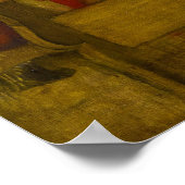 Bereit für ein Spiel von Carl Larsson Poster (Ecke)