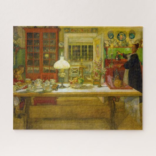 Bereit für ein Spiel von Carl Larsson Puzzle (Horizontal)