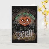 Bereit für ein Spooktacular Halloween Karte (Gelbe Blume)