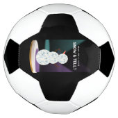 Bereit für ein wenig Schnee und erzählen Discoball Fußball (Gedreht)