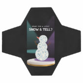 Bereit für ein wenig Schnee und erzählen Discoball Fußball (Flach)