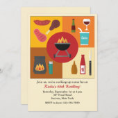 Bereit für eine Cookout-Einladung Einladung (Vorne/Hinten)