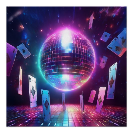 Bereit für eine Nacht des Tanzes und Glücksspiels Poster (Vorderseite)