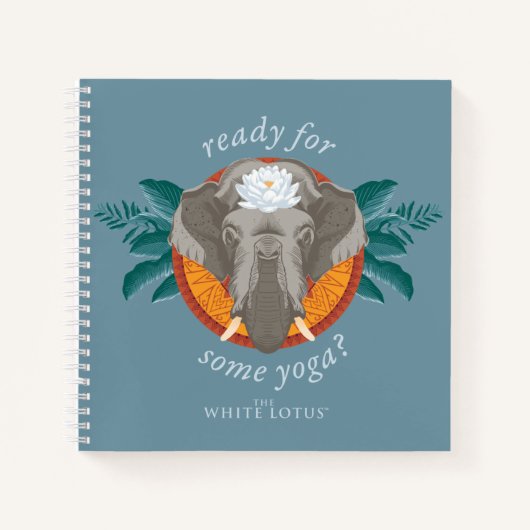 Bereit für einige Yoga? - Der weiße Lotus Notizblock (Vorderseite)
