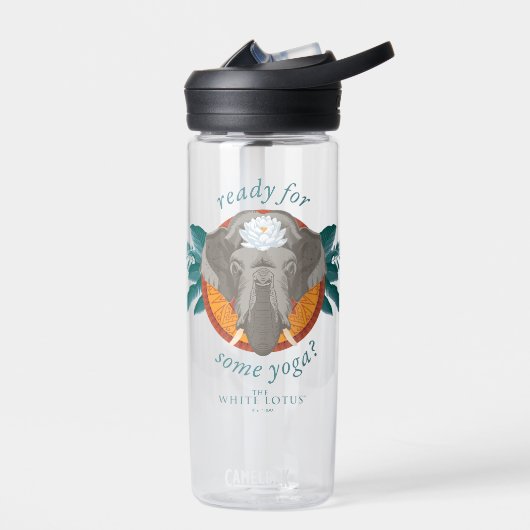 Bereit für einige Yoga? - Der weiße Lotus Trinkflasche (Links)