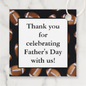 Bereit für Fußball? Geschenkanhänger (Rückseite)