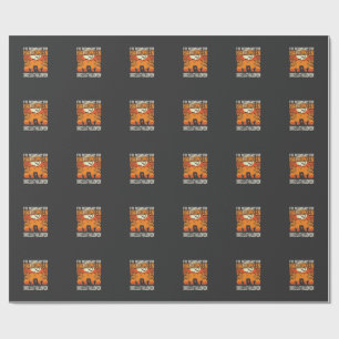 Bereit für Halloween-Friedhof-Design_1 Geschenkpapier