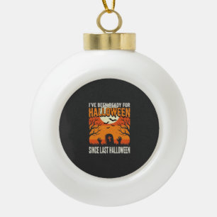Bereit für Halloween-Friedhof-Design_1 Keramik Kugel-Ornament
