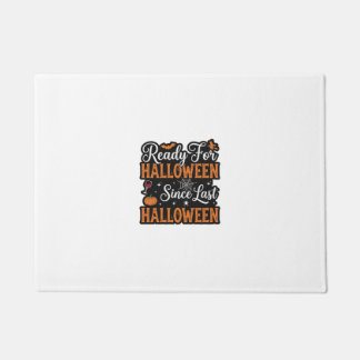 Bereit für Halloween seit letztem Halloween Vintag Fußmatte