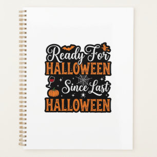 Bereit für Halloween seit letztem Halloween Vintag Planer