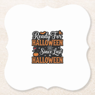 Bereit für Halloween seit letztem Halloween Vintag Untersetzer