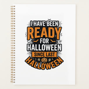 Bereit für Halloween Vintage Gruseliges Shirt-Desi Planer