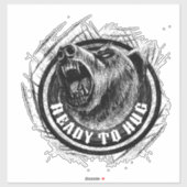 Bereit für HUG Aufkleber (Blatt)