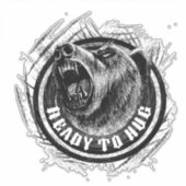 Bereit für HUG Aufkleber (Vorderseite)