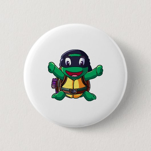 Bereit für kleine Kinder Button (Vorderseite)