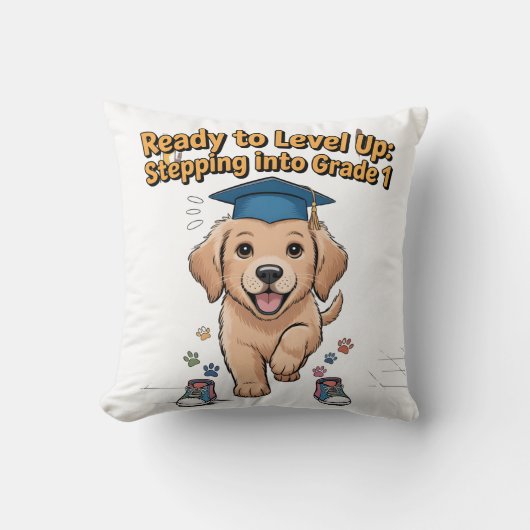 Bereit für Level Kids Pilze Kissen (Vorderseite)