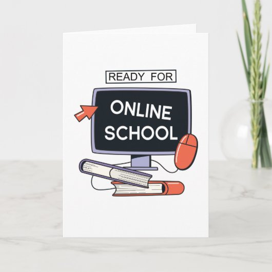 Bereit für Online School Karte (Vorderseite)
