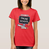 Bereit für Online School T-Shirt (Vorderseite)