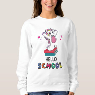 Bereit für Online-Schulen Sweatshirt