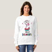 Bereit für Online-Schulen Sweatshirt (Vorne ganz)