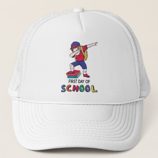 Bereit für Online-Schulen Truckerkappe (Vorderseite)