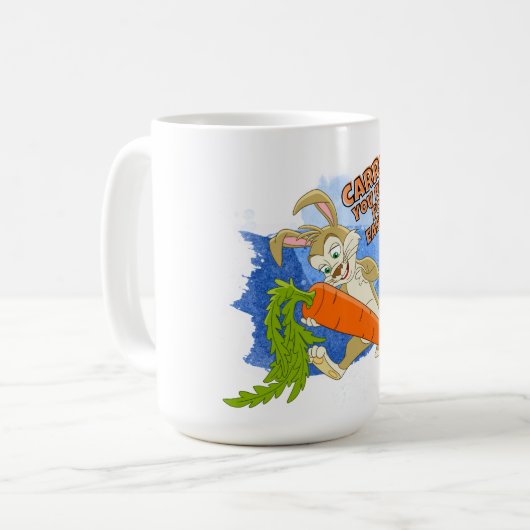 Bereit für Ostern? - Bunny Dance Kaffeetasse (Vorderseite Links)