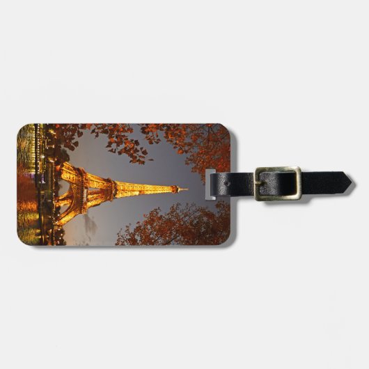 Bereit für Paris - Gepäckmarke Gepäckanhänger (Vorderseite horizontal)