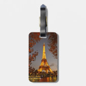 Bereit für Paris - Gepäckmarke Gepäckanhänger (Rückseite vertikal)