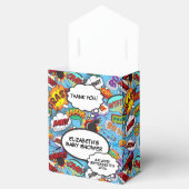 Bereit für Pop Baby Dusche Blue Comic Book Geschenkschachtel (Geöffnet)