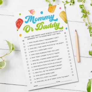 Bereit für Pop Baby Dusche Ratgeber Wer Spiel