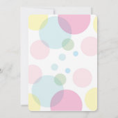 Bereit für Pop Babydusche Einladung (Rückseite)