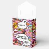 Bereit für Pop Babydusche Rosa Comic Buch Geschenkschachtel (Geöffnet)