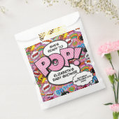 Bereit für Pop Babydusche Rosa Comic Buch Geschenktütchen (Versiegelt)