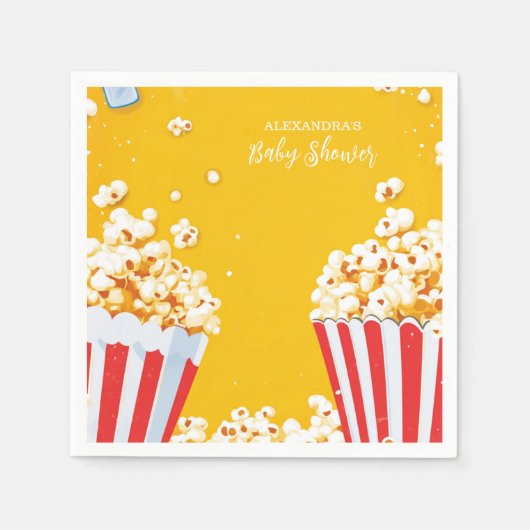 Bereit für Pop Babydusche Serviette (Vorderseite)