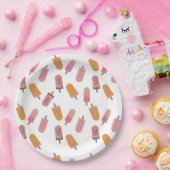 Bereit für Pop Babyduschköpfe Niedlich Pappteller (Party)