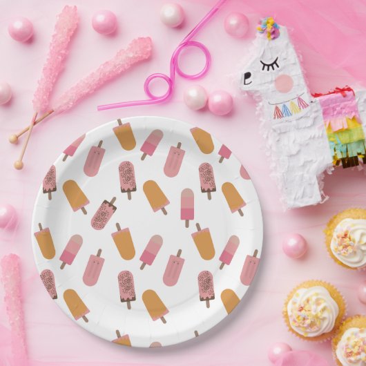 Bereit für Pop Babyduschköpfe Niedlich Pappteller (Party)