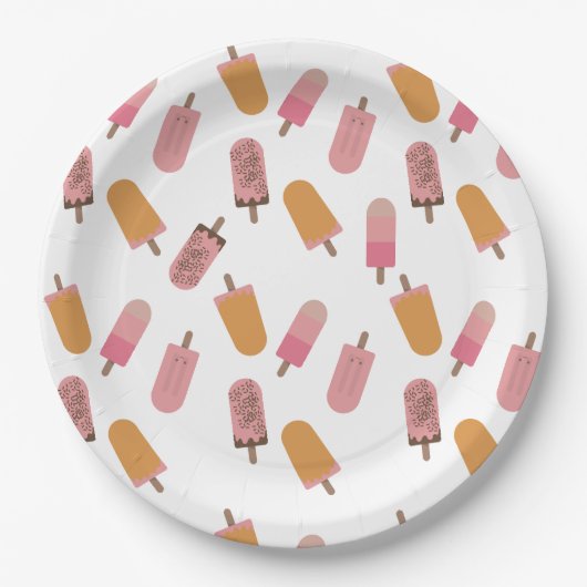 Bereit für Pop Babyduschköpfe Niedlich Pappteller (Vorderseite)