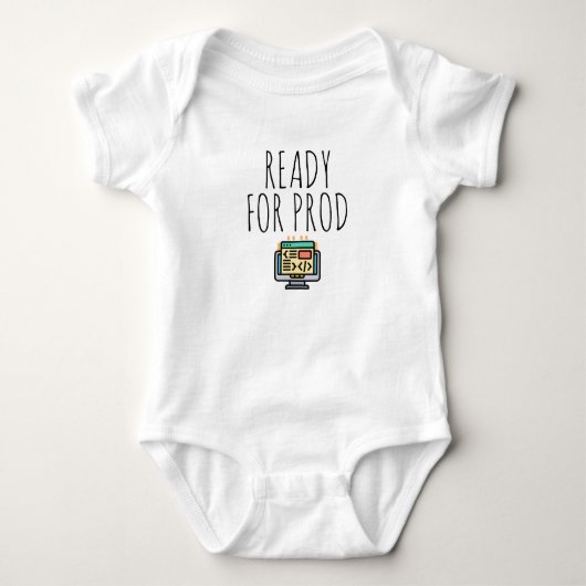 Bereit für Prod, Coder, Coding, Coding Baby-Gesche Baby Strampler (Vorderseite)
