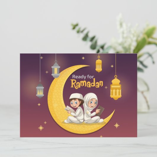 Bereit für Ramadan (Stehend Vorderseite)