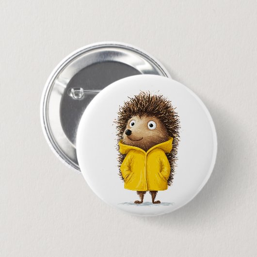 Bereit für Regen Button (Vorne & Hinten)