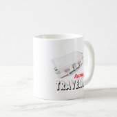 Bereit für Reisen Kaffeetasse (VorderseiteRechts)
