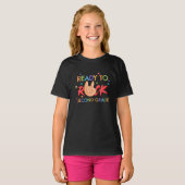 Bereit für Rock 2. Klasse Rock Hand T-Shirt (Vorne ganz)