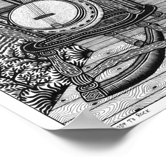 Bereit für Rock Poster (Ecke)