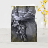 Bereit für Roping Karte (Gelbe Blume)